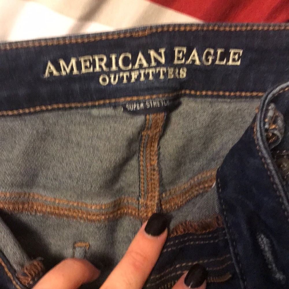 AE size 14 high rise jeans